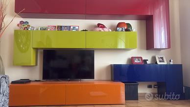 Parete attrezzata moderna LAGO design