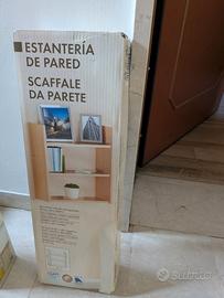 Scaffale da parete a 3 ripiani