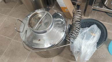 contenitore acciaio 50 litri 