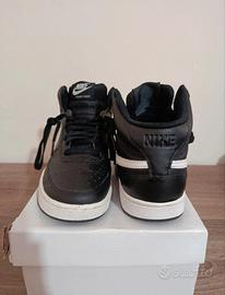 Nike Court Vision Mid Black/White – High Top  Nere