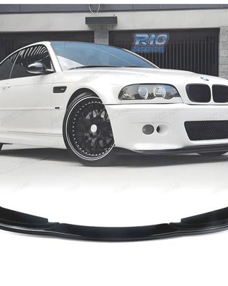 SPOILER LIP BMW E46 98-07 LOOK M3 NERO LUCIDO