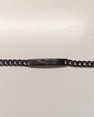 Bracciale Acciaio Mike Tyson Nuovo Incisione 