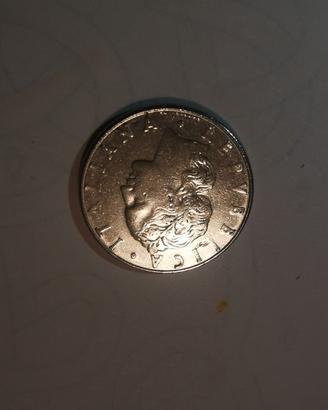 Moneta 50 lire anno 1978 doppio difetto