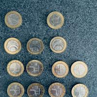 13 monete 1000 LIRE anni 1997/1998/1999/2000