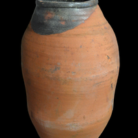 ANTICA GIARA ORCIO IN TERRACOTTA ANFORA SMALTATA