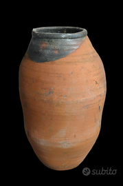 ANTICA GIARA ORCIO IN TERRACOTTA ANFORA SMALTATA
