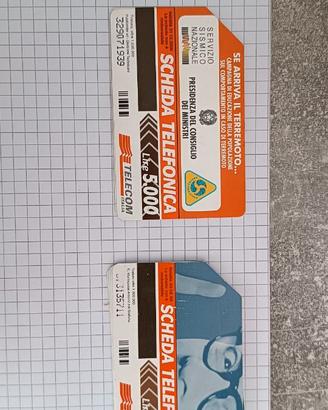 Lotto di 500 schede telefoniche