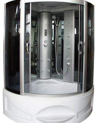 Vasca cabinata Rosy Glass 135 x 135 cm