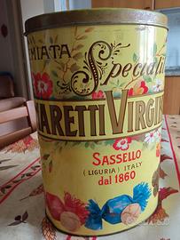 SCATOLA DI LATTA VINTAGE CON BOTTONI