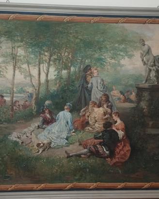 QUADRO OLIO SU TELA inizio '900