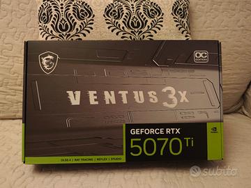 Scheda MSI GeForce RTX 5070 Ti Ventus 3x OC 16GB