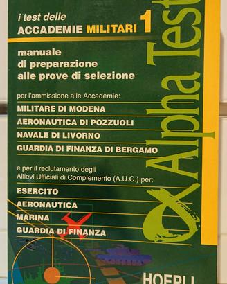 Alpha Test accademie militari 1 manuale