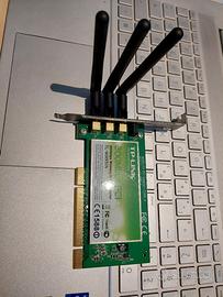 Scheda di rete PCI, TP-LINK, per pc desktop.