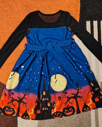 Vestito Halloween taglia 8 anni