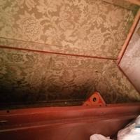 Baule in legno foderato