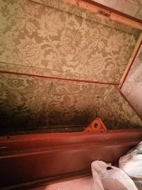 Baule in legno foderato