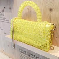 Crystal bag Borsa in Cristalli gialla handmade 💛