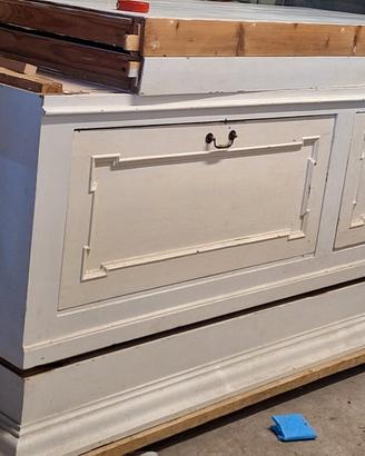 armadio in legno massello fine 800