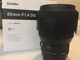 Sigma Obiettivo 85mm f1.4 DG per Canon EF