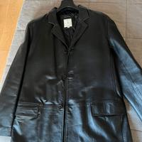 Giacca in pelle slim uomo