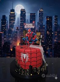 Torta spiderman in gomma eva