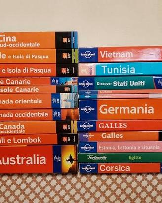 GUIDE LONELY PLANET NUOVE