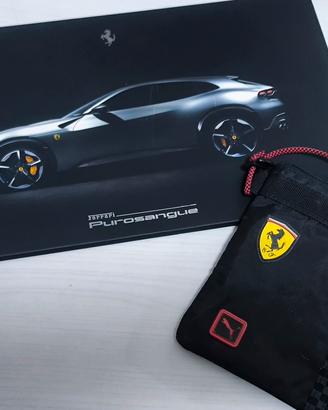Tracolla Uomo Ferrari e Brochure Purosangue