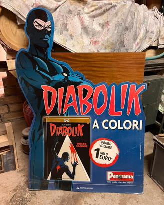 Diabolik. Cartellone pubblicitario 139x 96 cm