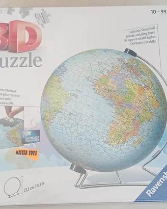 Puzzle 3D Mappamondo