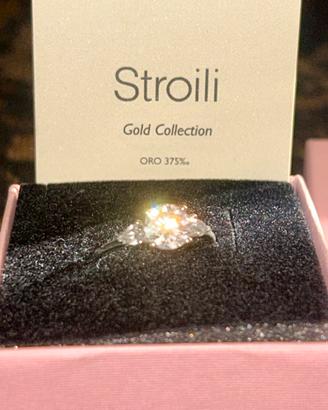 Anello Trilogy Claire Oro Bianco Cubic zirconia