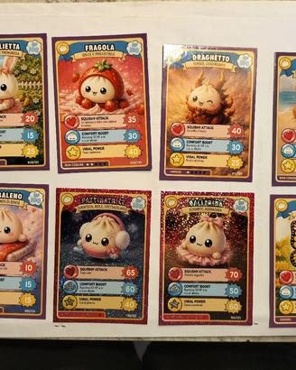 8 Cards squishy dumpling 
