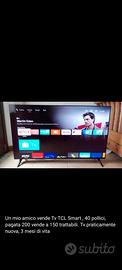 Tv TCL smarth , 40 pollici