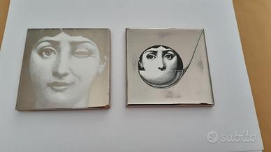 DUE  PIASTRELLE  di “PIETRO FORNASETTI”