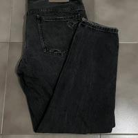 Jeans Pull&Bear uomo nero slavato con strappi