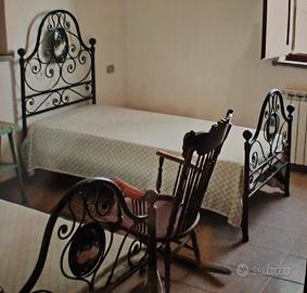 testate letto in ferro decorato anni 60/70