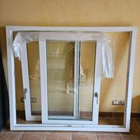 Finestra scorrevole Schüco in pvc + telaio