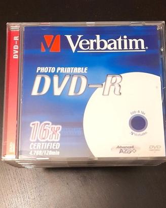 Lotto di 14 DVD-R Verbatim 4,7 GB 16x - NUOVI