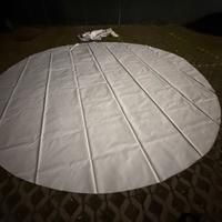 Telo  PVC 5MT x5MT bianco occhiellato  530gr