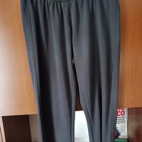 Pantaloni felpati Tg 56 grigio scuro 