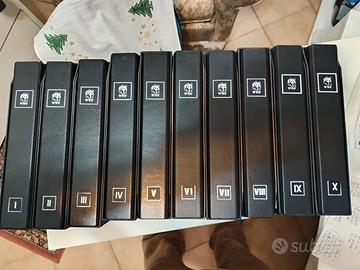 10 volumi "La collezione dei Francobolli del WWF"