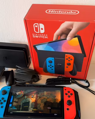 Nintendo switch Oled con accessori e gioco