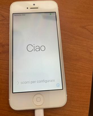 Iphone 5 silver condizioni impeccabili