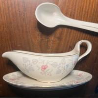 Salsiera porcellana vintage Bavaria filo oro