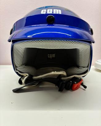 Casco Jet CGM Blu - Taglia YL (53-54cm)