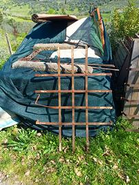 3 antiche inferriate per finestre 