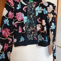 Coprispalla in pizzo ricamato