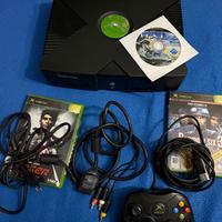 Microsoft Xbox 2003 funzionante Completa di contro