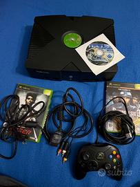 Microsoft Xbox 2003 funzionante Completa di contro