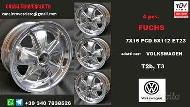 Cerchi fuchs 7x16 5x112 et23 vw lucidi