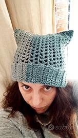 Cappello "Petrolio" fatto a mano handmade 